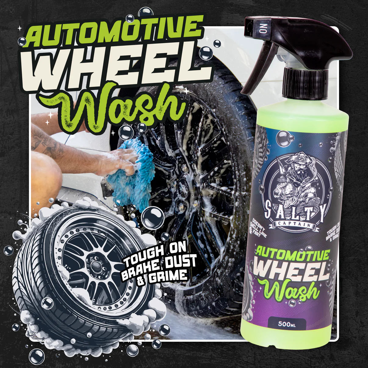 Salty Captain Automotive Wheel Wash